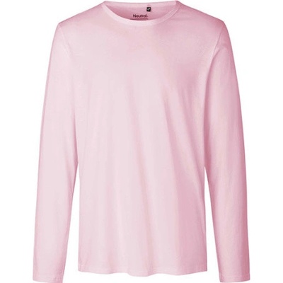 Neutral pánské tričko s dlouhým rukávem NE61050 Light Pink