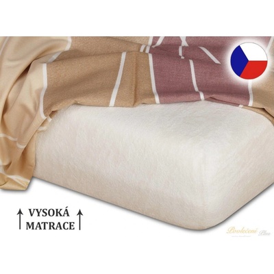 Dadka froté prostěradlo banánové 90x200x25