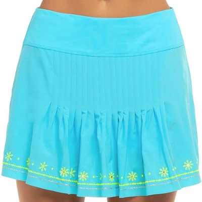 Lucky in Love Embroidery Long Stitch Around Skirt sky