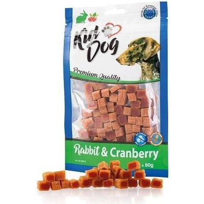 KID DOG KD králicie mini kococky s brusnicami 80 g