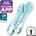 Satisfyer Небесно син вибратор с APP Satisfyer Air Pump 5+