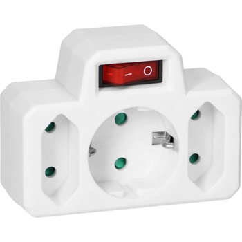 ORNO 3 Plug Switch (OR-AE-13191-GS)