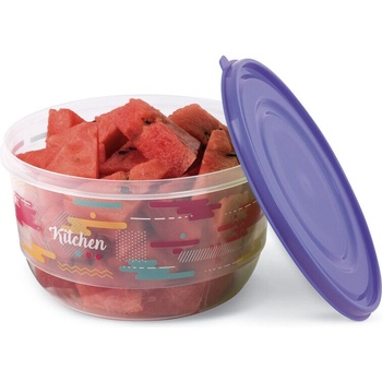 Елегантен пластмасов контейнер за храна 2600мл (m-1411)