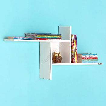 Image 1 of ADORE Етажерка 50x100 см бял гланц (AD0068)