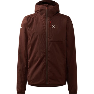 Haglöfs Мъжко синтетично яке Haglöfs L. I. M Mimic Barrier Hood Synthetic jacket - Maroon Trail (004-7201-0213)