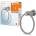 Ledvance - LED осветен държач за кърпи 3xAAA IP44 (P225267)