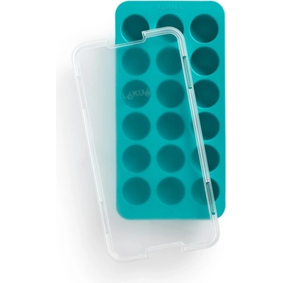 Lékué Форма за кубчета лед 23 см, тюркоазено, гума, Lékué (LKE882364)