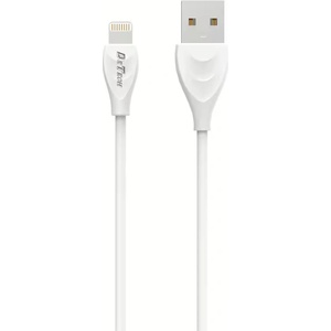 DeTech Кабел за данни DeTech DE-24i, Lightning (iPhone 5/6/7/SE), 1.0m, Бял - 14127