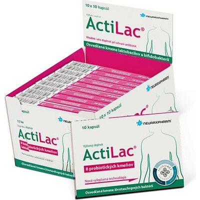 Neuraxpharm ActiLac box 10 x 10 ks 100 kapsúl