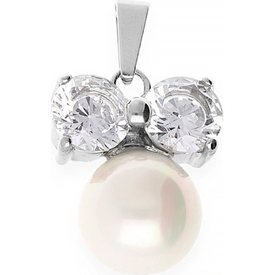 MPM Dámský ocelový nerezový přívěsek Rosa Peak stříbrné barvy SPD.6700