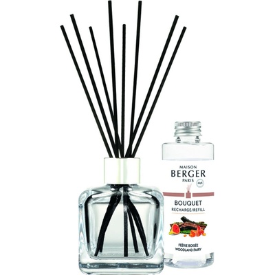 Maison Berger Paris Darčeková sada aróma difuzér Cube + náplň Woodland Fairy 100 ml