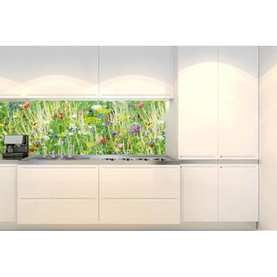 DIMEX ART Фототапет за кухня - цветна поляна 180 x 60 см