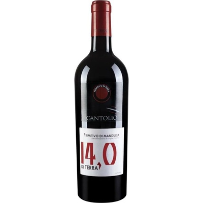 Cantolio Primitivo di Manduria ‘DI TERRA‘ Terra DOP "14" 2020 14% 0,75 l (holá láhev)