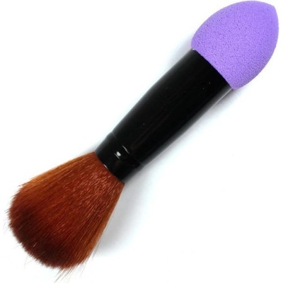 Divine cosmetics houbička se štětcem na makeup fialová 12,5 cm