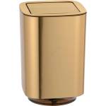 WENKO 24163100 - Кош за отпадъци AURON 17x25, 5 cm златен (WE0091)