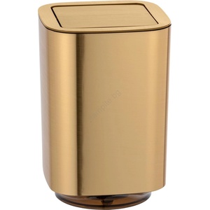 WENKO 24163100 - Кош за отпадъци AURON 17x25, 5 cm златен (WE0091)