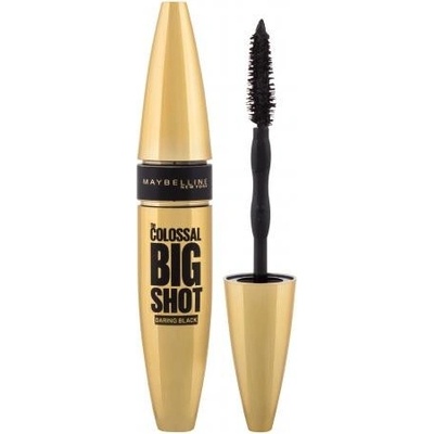 Maybelline Colossal Big Shot Volum Express řasenka pro objem a prodloužení řas Daring Black 9,5 ml