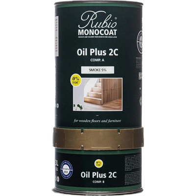 Rubio Monocoat Oil Smoke 5% Component A - Масло за вътрешна употреба 2.75л (3356)