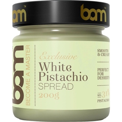 Pistáciový krém s bielou čokoládou BAM Exclusive 200 g