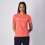Champion Дамска Тениска Big Logo Jersey Red S