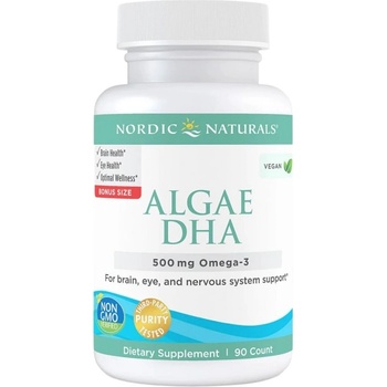 Image 1 of Nordic Naturals Algae DHA 500 mg [90 Гел капсули]