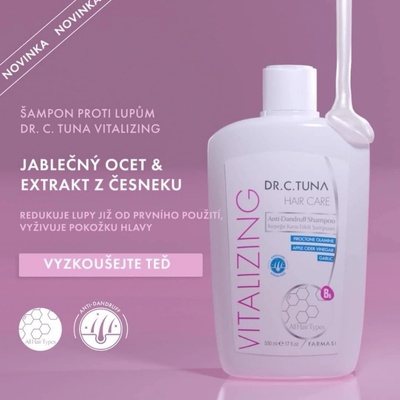 Dr.C.Tuna Šampon proti lupům 500 ml