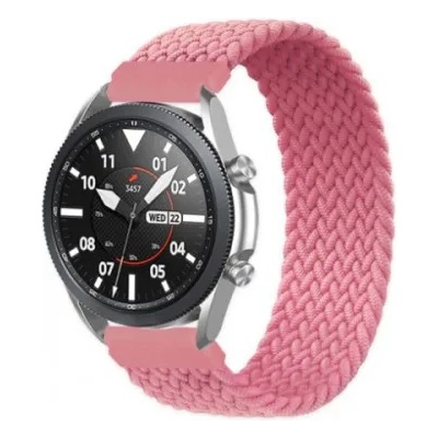 Еластична каишка Braided, розова за Huawei Watch GT 42mm / GT2 42mm / GT3 42mm / Samsung Watch 42mm / Amazfit