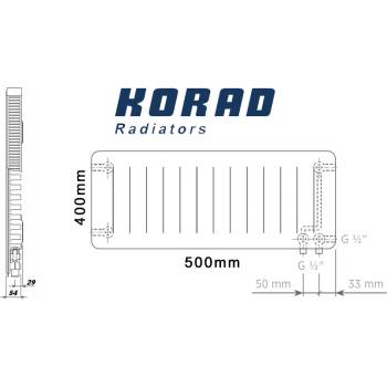 Korad Radiators 11VKP 400 x 500 mm