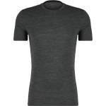 Icebreaker Мъжко мериносово термобельо Icebreaker Anatomica S/S Crewe Merino base layer - Jet Heather - размер XXL (015-0439-3715)
