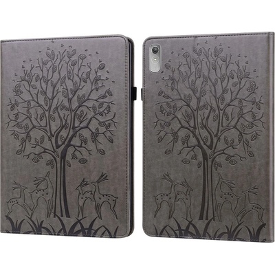 Vsetkonamobil 67492 ART DEER Zaklápacie puzdro pre Lenovo Tab P11 Gen 2 šedé