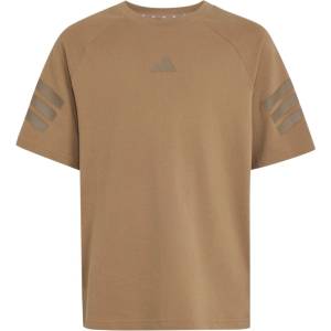 Adidas Детска тениска adidas Kid's Future Icons 3 Stripes T-Shirt - Khaki Six / Blanch Brown - размер 140 (EU) (704-6493-0212)