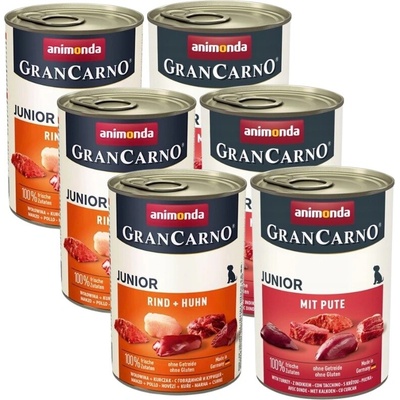 Animonda GranCarno Junior Mix chutí 12 x 400 g