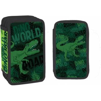 YOLLO Несесер YoLLo Dino World с 3 ципа, 38 части