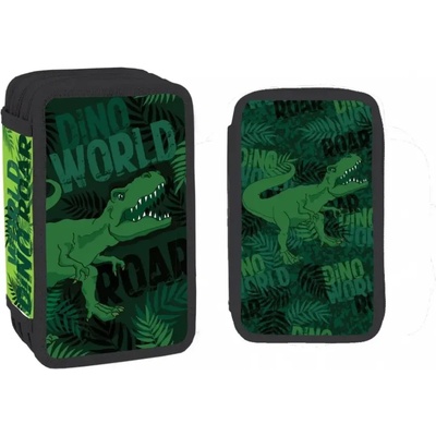 YOLLO Несесер YoLLo Dino World с 3 ципа, 38 части