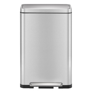 EKO-Europe EKO Кош за разделно събиране X-CUBE- 2 х 20 литра - мат (EKO 936840 - Matt s/s) - luxdom