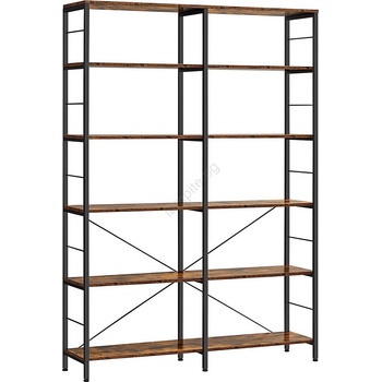 Euziel Шкаф за книги navaro кафяв/черен (ez0240)