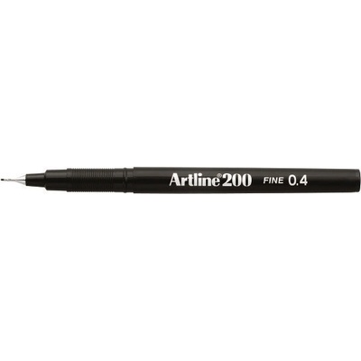 Artline Fineliner 200 Fine 0.4 черен (EK-200 BLACK)