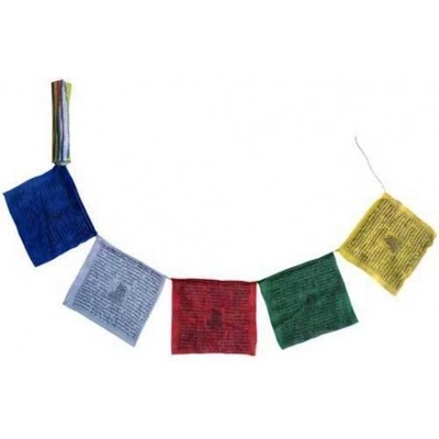 Tibetské modlitební vlaječky 25 ks 24x28 cm 6,5 m Lungta