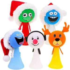 Jokomisiada Santas Elf Jumper spring toy Santa Claus Reindeer Snowman ZA 4708