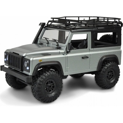 Amewi Rc auto D90 Rock Crawler Defender 4WD 2,4 GHz LED RTR strieborná 1:12