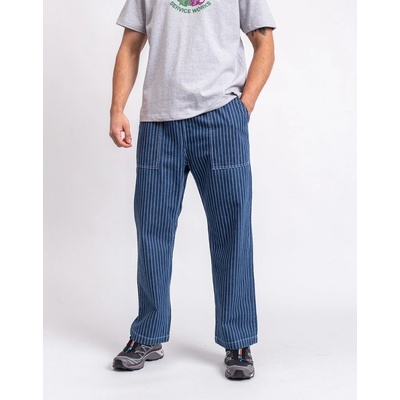 Service Works Pinstripe Denim Chef Trousers Pants INDIGO