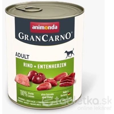 Animonda Grancarno Dog Adult Beef & Duck Hearts 6 x 800 g