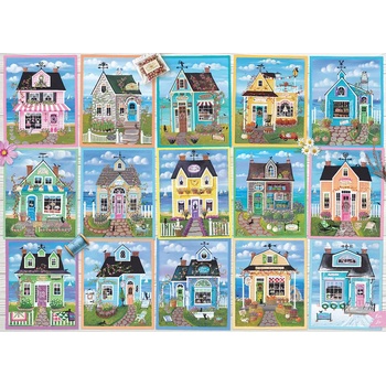 Cobble Hill - Puzzle Seaside Shops - 1 000 piese