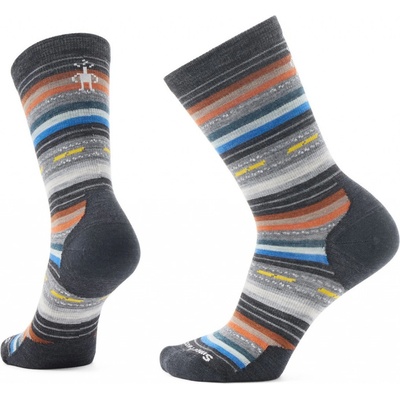 Smartwool dámské ponožky Everyday Margarita Crew šedá/modrá
