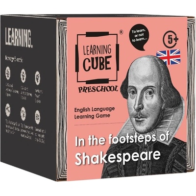 K-Toyz Образователна настолна игра Learning Cubes: In The Footsteps Of Shakespear (Английски език) (LC-031)