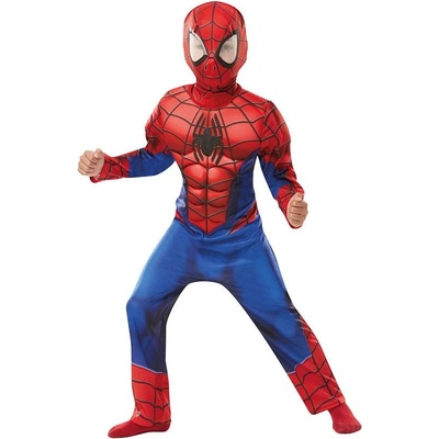 Rubies Детски карнавален костюм Rubies - Spider-Man Deluxe, 9-10 години (883028287208)