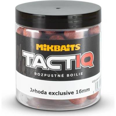 Mikbaits Rozpustné Boilies Tactiq 250ml 16mm Jahoda exclusive