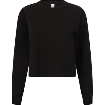 SF Skinnifit Dievčenská crop top mikina Čierna