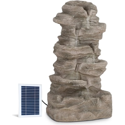 Blumfeldt Stonehenge XL, соларен фонтан, LED осветление, полирезин, литиево-йонна батерия (SOL1-StonehengeXL-Sa) (SOL1-StonehengeXL-Sa)