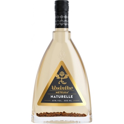 Metelka Absinthe Naturelle 60% 0,5 l (holá láhev) – Sleviste.cz